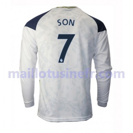 Maillot de Foot Tottenham Hotspur Son Heung-min 7 Domicile 2020-21 Manches Longues